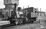 Lok 11 der Moselbahn (Humboldt Baujahr 1906) im Bahnhof Andel. (13.09.1959) <i>Foto: Robin Fell</i>