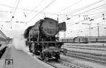 Die nächste Crailsheimer 23er (023 037) verlässt mit P 3814 nach Osterburken den Hauptbahnhof in Heilbronn. (24.06.1970) <i>Foto: Helmut Röth</i>