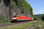 Keine echte Doppeltraktion, sondern 189 067 hat 152 076 als Wagen mit dem EZ 51275 nach Gremberg bei Ennepetal am Haken. (29.05.2019) <i>Foto: Wolfgang Bügel</i>