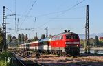 218 452 hatte diesmal die Aufgabe den EC 191 solo nach München zu bringen, hier am Beginn ihrer Reise in Lindau. (13.09.2019) <i>Foto: Joachim Bügel</i>