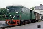 Im Eigenbau aus einem vierachsigen Personenwagen entstand 1956 dieser Gütertriebwagen T 47 der Kreisbahn Leer - Aurich - Wittmund, aufgenommen in Aurich West.  (30.05.1969) <i>Foto: Dieter Junker</i>