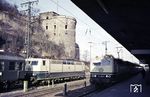 181 218 und 181 220 in Koblenz Hbf. (1977) <i>Foto: Reinhold Palm</i>