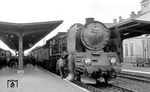 PKP Pt47-163 in Pila (Schneidemühl). Gefertigt wurden in den Jahren 1947 bis 1951 insgesamt 180 Lokomotiven. (27.04.1976) <i>Foto: Burkhard Wollny</i>