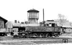 94 508 in ihrem Heimat-Bw Düsseldorf-Derendorf. Die siebte Lok von 1236 Exemplaren der pr. T 16.1 wurde am 12.11.1962 beim Bw Wuppertal-Vohwinkel ausgemustert. (10.04.1932) <i>Foto: DLA Darmstadt (Bellingrodt)</i>