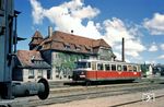 T 5 der Schleswiger Kreisbahn im Bahnhof Schleswig.  (06.1962) <i>Foto: Uwe Jens Jansen</i>