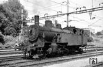 Die 1912 von SLM Winterthur gebaute Eb 3/5 5820 gehörte zum Zeitpunkt der Aufnahme streng genommen gar nicht mehr zum Bestand der SBB, da sie 1960 an die Mittelthurgaubahn (MThB) verkauft worden war und dort unter der gleichen Nummer weiterlief. (30.06.1965) <i>Foto: Helmut Röth</i>