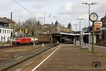 185 004 mit dem "Plan-Güterzug" EZ 51275 nach Gremberg in Wuppertal-Steinbeck. (21.02.2020) <i>Foto: Wolfgang Bügel</i>