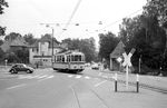 Tw 104 kurz vor der Endhaltestelle in Stuttgart-Degerloch. (29.08.1965) <i>Foto: Helmut Röth</i>