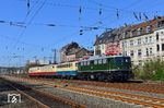E 40 128 mit 140 423 + E 03 001 + 103 113 als Lr 5464 (Koblenz-Lützel - Seelze) in Wuppertal-Oberbarmen. (05.04.2020) <i>Foto: Michael Hubrich</i>