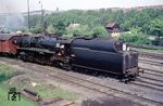 CSD 556.0250 mit einem Güterzug in Rakovnik. (14.05.1973) <i>Foto: Peter Schiffer</i>