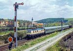 118 049 mit N 5893 (Würzburg - Lauda - Osterburken) bei Unterschüpf.  (22.04.1978) <i>Foto: Karsten Risch</i>