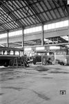 1954 konnte die neue Kraftwagenhalle des Kbw Ludwigshafen in Betrieb genommen werden. (1954) <i>Foto: BD Mainz, Slg. W. Löckel</i>