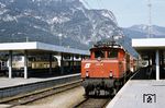 ÖBB 1020.36 (ex E 94 098) vor E 4691 nach Innsbruck im Bahnhof Garmisch-Partenkirchen. (05.09.1980) <i>Foto: Prof. Dr. Willi Hager</i>