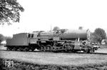 50 2382 ÜK wurde im August 1942 an das Bw Weiden/Oberpfalz abgeliefert. Zuvor wurde die Lok noch fotogerecht beim Hersteller Krauss-Maffei in München abgelichtet. Lange war sie nicht im Einsatz. Nach 19 Jahren wurde sie am 24. März 1961 in Kornwestheim ausgemustert. (08.1942) <i>Foto: Werkfoto (Krauss-Maffei)</i>