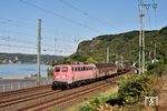 139 309 der Bayernbahn mit dem "Henkelzug" DGS 59971 nach Wassertrüdingen bei Linz am Rhein. (06.08.2020) <i>Foto: Zeno Pillmann</i>