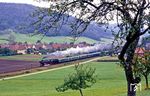 Die heute noch beliebte Fotostelle bei Sulzbach/Murr mit Sonderzug D 19146. (17.10.1987) <i>Foto: Joachim Bügel</i>
