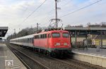 115 459 mit dem Ersatzzug RB 32517 (Wuppertal-Oberbarmen - Bonn Hbf) in Wuppertal-Vohwinkel. (15.01.2021) <i>Foto: Wolfgang Bügel</i>