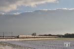 812/412 049 enteilt einer drohenden Schneefront bei Lützelsachsen. (11.02.2021) <i>Foto: Zeno Pillmann</i>