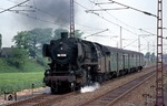 50 1538 mit einem Personenzug nach Wesel bei Oberhausen-Sterkrade. (05.1966) <i>Foto: H.D.Kremer</i>
