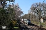 RailAdventure 139 558 überführt ICE-Mittelwagen als LICE 90087 (Krefeld-Linn - Gemünden) am Mainzer Stadtpark. (31.03.2021) <i>Foto: Marvin Christ</i>