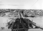 Gesprengte Dnjeprbrücke bei Krementschuk. (1941) <i>Foto: RVM (Schuster)</i>