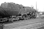 Die 1944 bei der Wiener Lokfabrik gebaute 42 1900 war nach 1945 in Diensten der SNCF tätig und wurde am 03. März 1946 an die Reichsbahn  (West) zurückgegeben und war bis zu ihrer Ausmusterung am 18.10.1954 beim Bw Bingerbück stationiert. (04.1951) <i>Foto: A. Dormann, Slg. W. Löckel</i>