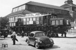Transport der E 94 145 zur Münchener Elektromesse 1950. (12.09.1950) <i>Foto: H. Fils</i>