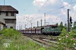194 158 von Rail 4U mit einem Ganzzug in München-Laim. (03.06.2014) <i>Foto: Stefan von Lossow</i>