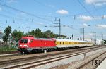 182 506 der DB Systemtechnik (Minden) mit einem Messzug in München-Pasing. (22.06.2016) <i>Foto: Stefan von Lossow</i>