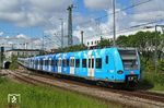 423 211 mit Werbung für das "Bahnland Bayern" und 423 111 als S 6345 in München Ost. (15.05.2017) <i>Foto: Stefan von Lossow</i>