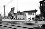 Blick in das 1896 eröffnete Bw Ludwigshafen mit seiner Großbekohlungsanlage zur Reichsbahnzeit. (1938) <i>Foto: RBD Mainz, Slg. W. Löckel</i>