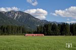 628 431 fährt durchs Oberallgäu bei Langenwang. (31.07.2013) <i>Foto: Marvin Christ</i>