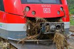 620 045 wurde im Bahnhof Kreuzberg von der Flutwelle überrascht.  (15.08.2021) <i>Foto: Michael Hubrich</i>