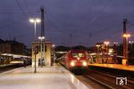 101 028 wartet vor EC 6 (Interlaken Ost - Hamburg-Altona) in Mainz Hbf auf die Weiterfahrt. (12.01.2022) <i>Foto: Marvin Christ</i>