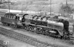 50 1726 vom Bw Gießen rangiert im Bahnhof Herborn. Die Lok war im Dezember 1941 beim Bw Duisburg-Wedau in Dienst gestellt worden und wurde 1962 in Gießen ausgemustert. (26.07.1958) <i>Foto: Jacques H. Renaud</i>