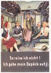 Eine Werbung für die Gepäckaufgabe beim Bahnreisen. (1938) <i>Foto: WER</i>