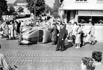 Gegen eine Straßenbahn in Mannheim zog dieser Opel Olympia den Kürzeren. (1951) <i>Foto: Slg. Wolfgang Löckel</i>