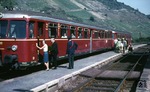 Der Limburger ETA 150 121, vermutlich aufgenommen im Bahnhof Obernhof an der Lahn. (02.09.1966) <i>Foto: Alan Brack</i>
