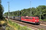 151 169 mit einem Güterzug am Rangierbahnhof München Nord. (02.08.2013) <i>Foto: Stefan von Lossow</i>