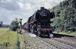 44 1259 vom Bw Ottbergen mit einem Durchgangs-Güterzug (Dg) aus Hamm kurz vor Paderborn. (08.1967) <i>Foto: Robin Fell</i>