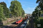 152 051 fährt mit einem Güterzug nach Basel durch Offenburg. (04.08.2022) <i>Foto: Marvin Christ</i>