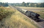 023 050 vor E 1963 nach Hessental westlich von Waldenburg auf der Strecke von Heilbronn. (07.09.1973) <i>Foto: Wolfgang Bügel</i>