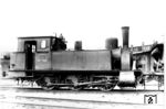 89 7866, eine pr. T 7 (ex Nr. 37 der Dortmund-Gronau-Enscheder Eisenbahn-Gesellschaft [DGEE]), im Heimat-Bw Wilhelmsburg. Zwischen 1881 und 1903 wurden 467 Exemplare der pr. T 7 gebaut. 1925 wurden nur noch 68 Loks von der Reichbsahn übernommen. Bis 1931 waren alle Maschinen ausgemustert. (1928) <i>Foto: DLA Darmstadt (Maey)</i>