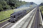 Die in Bournemouth stationierte BR 34047 "Callington" auf dem Weg von London nach Dorset bei Brockwood. (10.09.1966) <i>Foto: Gerald T. Robinson</i>
