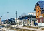 95 0044 ist mit P 18005 (Saalfeld - Sonneberg) im Bahnhof Schmiedefeld eingetroffen. (01.05.1980) <i>Foto: Karsten Risch</i>