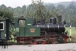 Lok "Helene" (Baujahr 1919) auf der Jagsttalbahn in Schöntal. (09.09.1973) <i>Foto: Wolfgang Bügel</i>