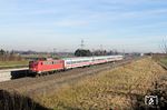 140 539 mit PbZ 2460 (München - Frankfurt/M) auf dem Münchener Nordring. (21.12.2013) <i>Foto: Stefan von Lossow</i>