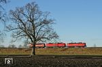 Der diesmal nur aus Lokomotiven bestehende "Personenzug für besondere Zwecke" PbZ 2461 (Frankfurt/Main Hbf - München Pasing Pbf) mit 181 210 + 120 207 + 115 383 bei München-Pasing. (06.02.2014) <i>Foto: Stefan von Lossow</i>