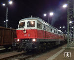 Die ehemals zu DB Schenker Rail Polska gehörende 232 045 vor EZ 51635 nach Seddin in Halle (Saale) Gbf. (22.02.2023) <i>Foto: Andreas Höfig</i>