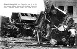 Am 2. April 1905 stießen im Bahnhof Liegnitz ein Güterzug mit einer preußischen G 5.1 und ein Personenzug mit einer S 4 zusammen. Außer dem Hinweis auf dem Foto sind keine Angaben zu dem Unfall bekannt. (02.04.1905) <i>Foto: Alfred Jäschke </i>